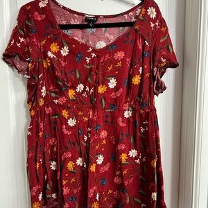 Torrid size 0 babydoll top